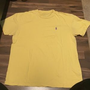 Yellow Crew Neck Shirt by Polo Ralph Lauren
